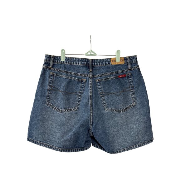 Vintage Y2K Zana Di Womens Denim High Waisted Jean Shorts Size 16 Medium Wash - Picture 2 of 3